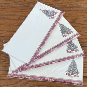 Michaels Christmas Tree Envelopes (4 Sets of  12) 9.4” x 4.3”